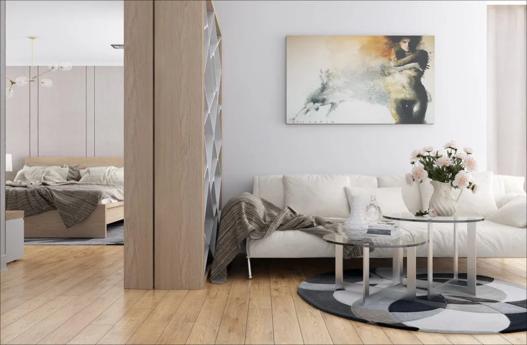 Căn hộ studio gác lửng tông tối, cá tính và ấm áp