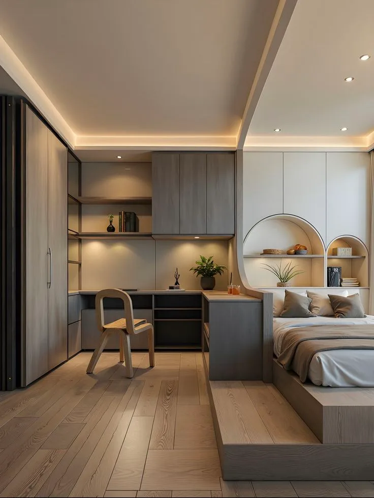 Nội thất đa năng gọn dáng cho căn hộ 70m2 tối ưu diện tích