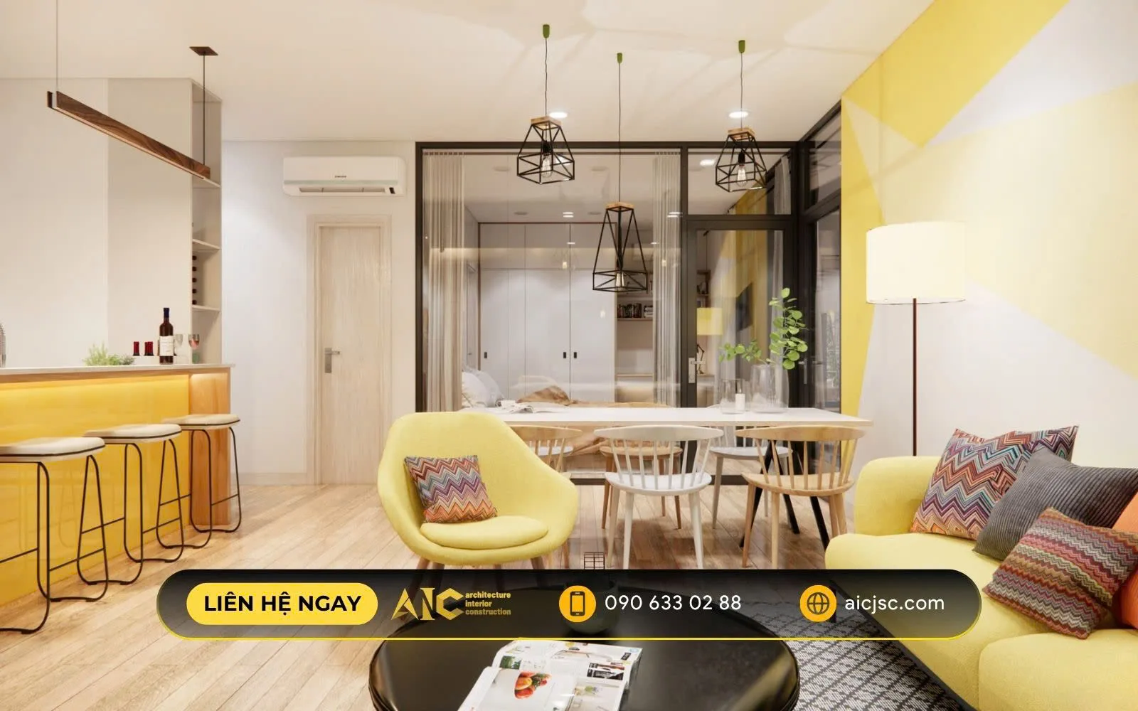 Không gian sống chọn nội thất hợp phong thủy, hài hòa và thoáng