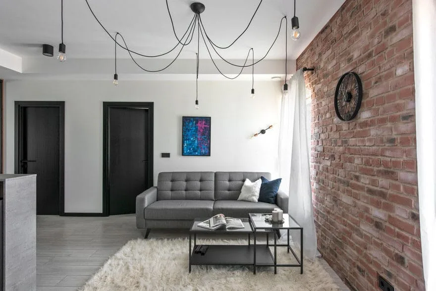 Mẫu thiết kế căn hộ 50m2 1 phòng ngủ tối ưu công năng
