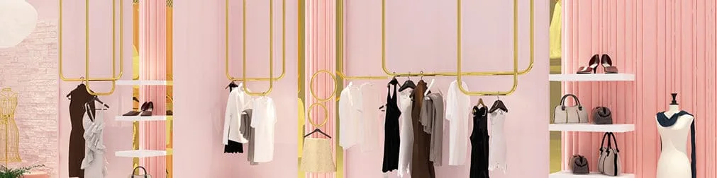 Thiết kế shop quần áo đẹp: phong cách, trưng bày, ánh sáng