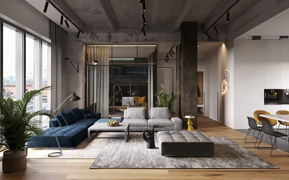 Thiết kế nội thất căn hộ 100m2 3 phòng ngủ tối ưu