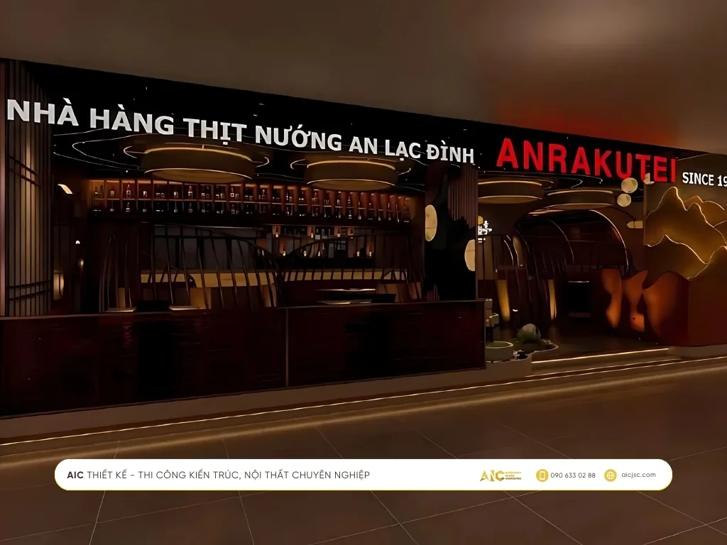 Thiết kế mặt tiền cửa hàng