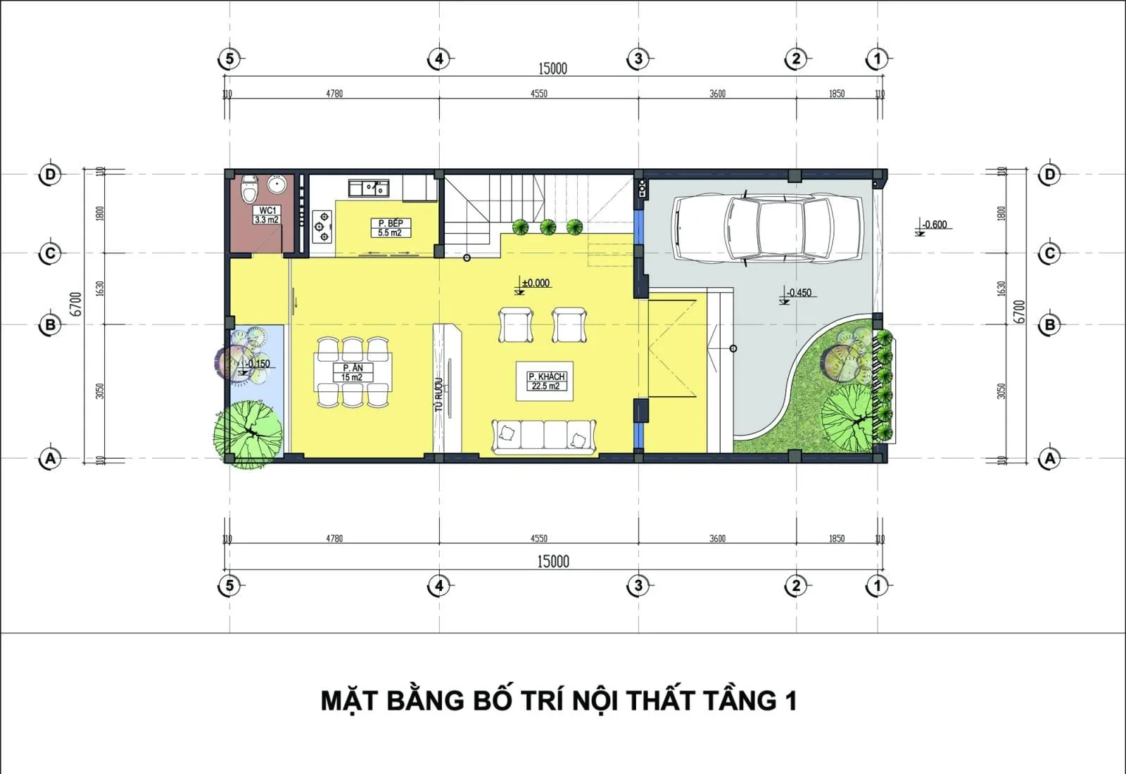Thiết kế nội thất nhà ống 3 tầng: bí quyết tối ưu công năng