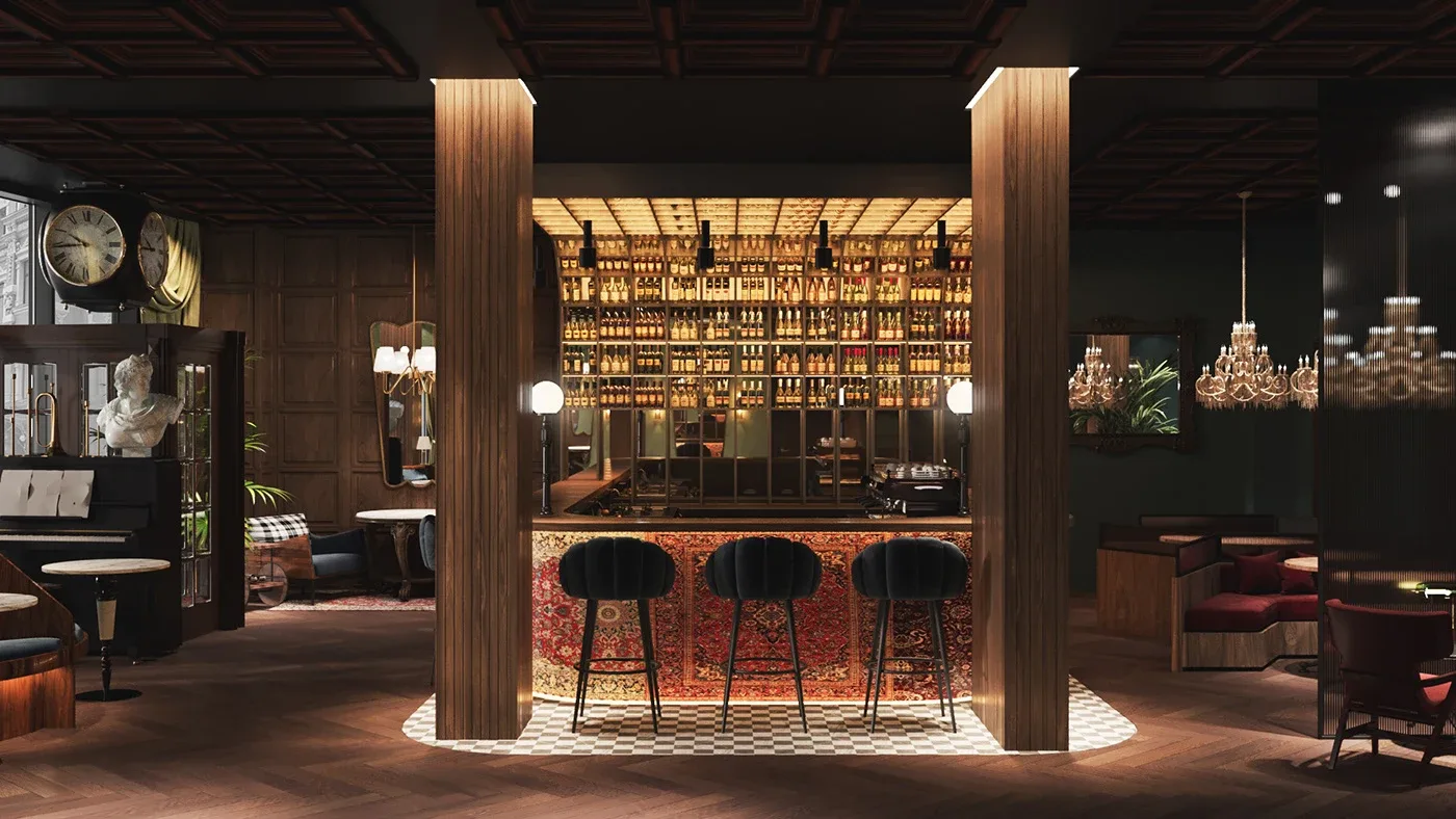 Thiết kế quán bar dẫn đầu xu hướng: yếu tố then chốt