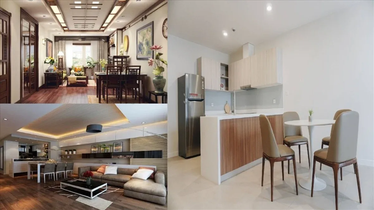 Nội thất căn hộ sử dụng vật liệu mây tre nứa tự nhiên