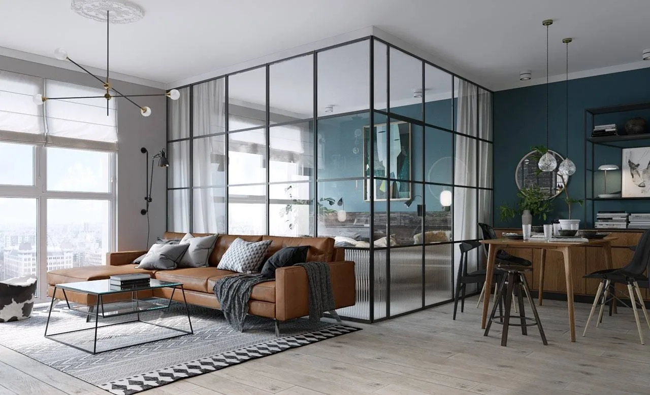Nội thất sử dụng vật liệu tự nhiên tre, mây theo tinh thần wabi-sabi