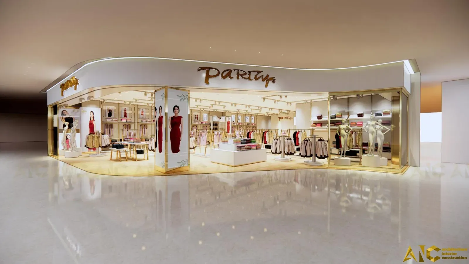 Thiết kế thi công cửa hàng thời trang Parity — ảnh 7