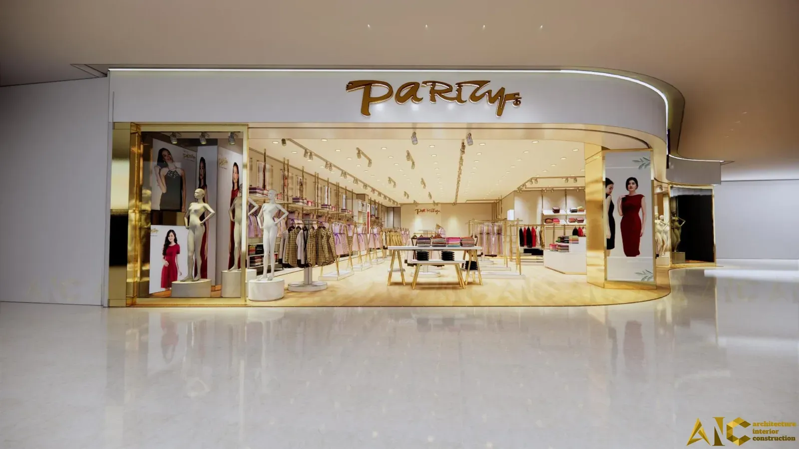 Thiết kế thi công cửa hàng thời trang Parity — ảnh 5