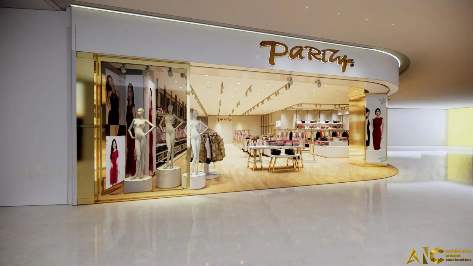 Thiết kế thi công cửa hàng thời trang Parity — ảnh 6