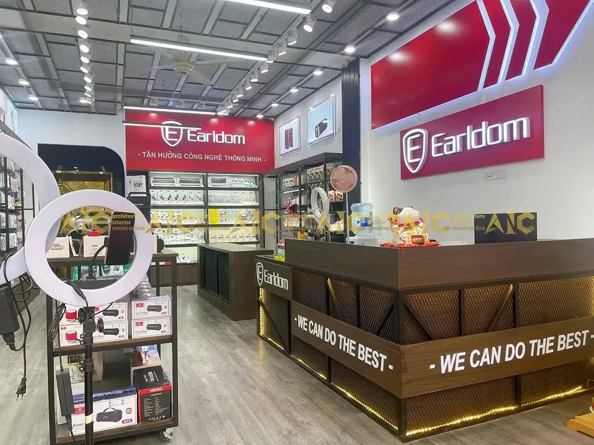 Thiết kế thi công showroom điện tử Earldom