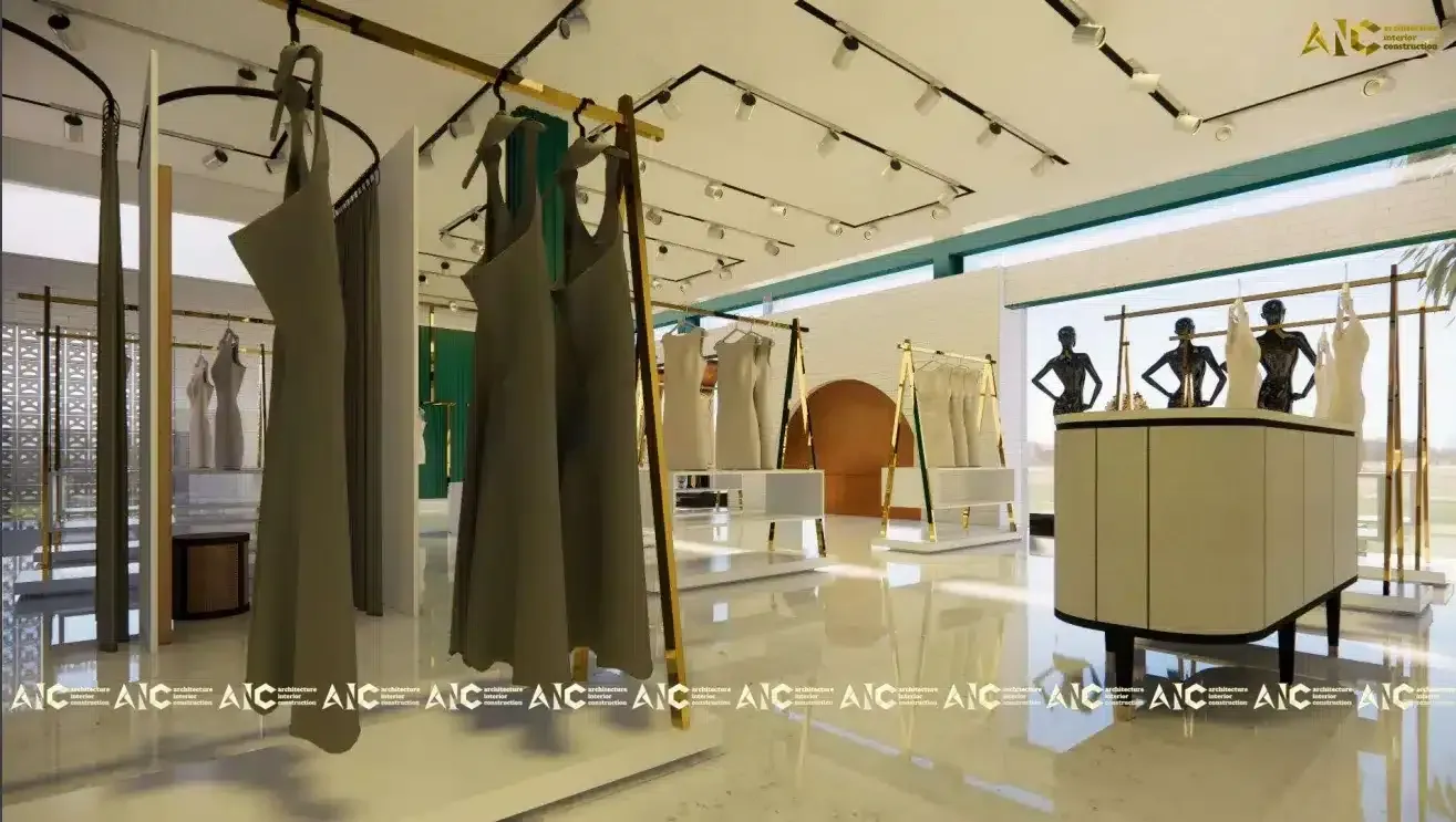 Thiết kế thi công showroom thời trang F.House — ảnh 3