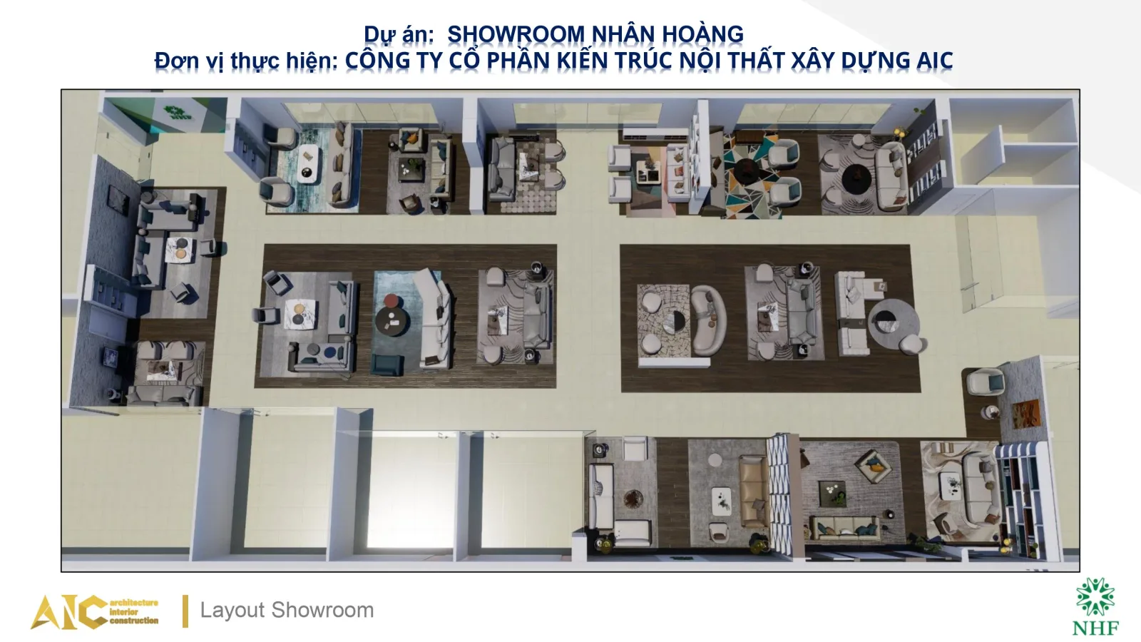 Thiết kế thi công showroom nội thất Nhân Hoàng — ảnh 1
