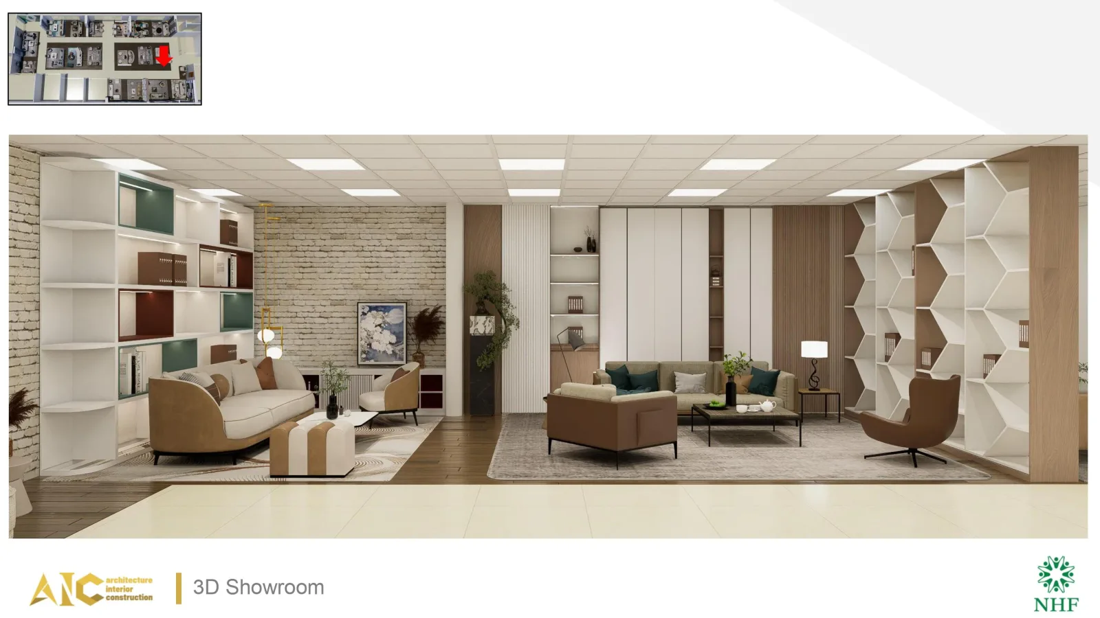 Thiết kế thi công showroom nội thất Nhân Hoàng — ảnh 8