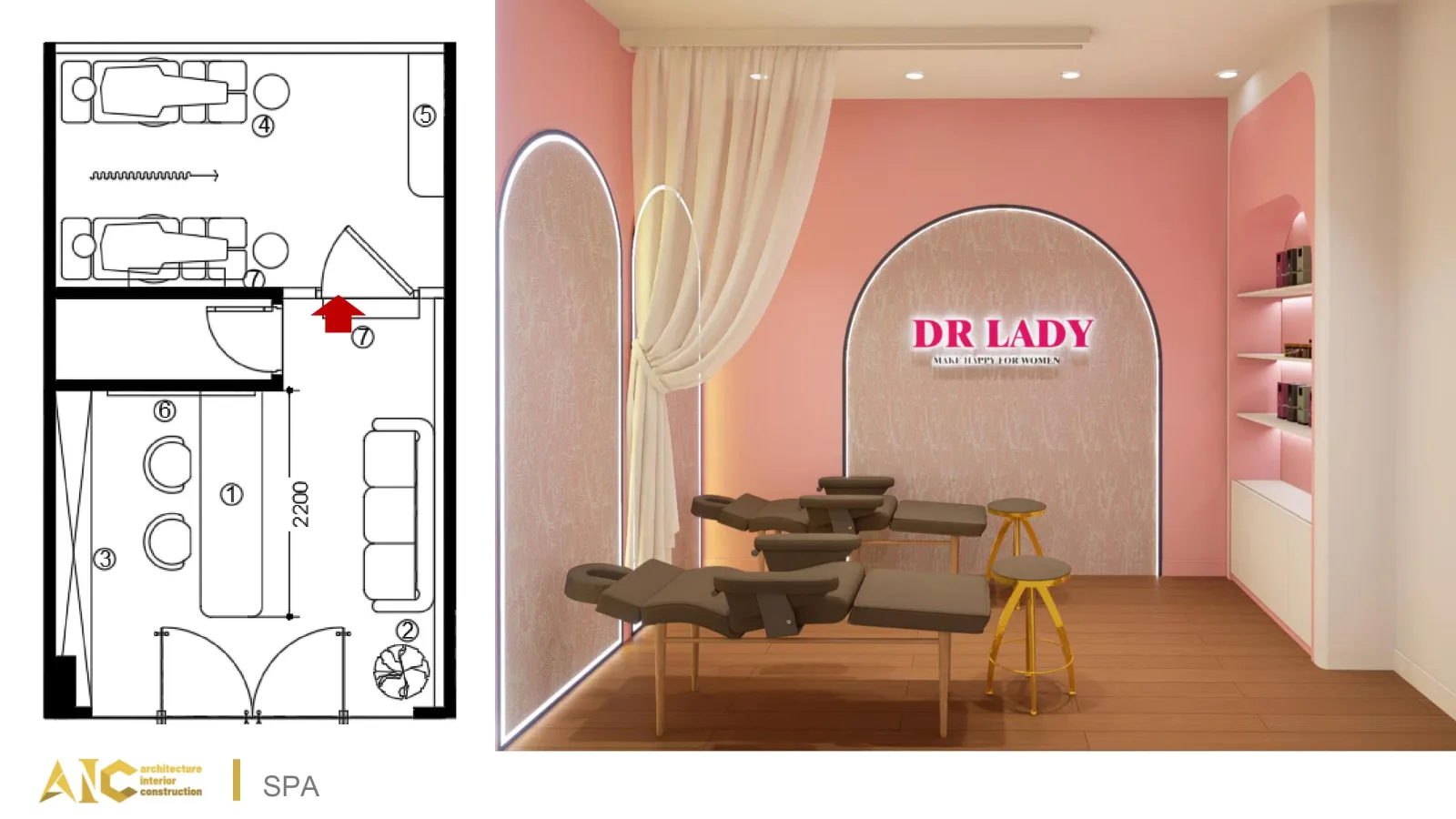 Thiết kế thi công Spa Dr Lady — ảnh 6
