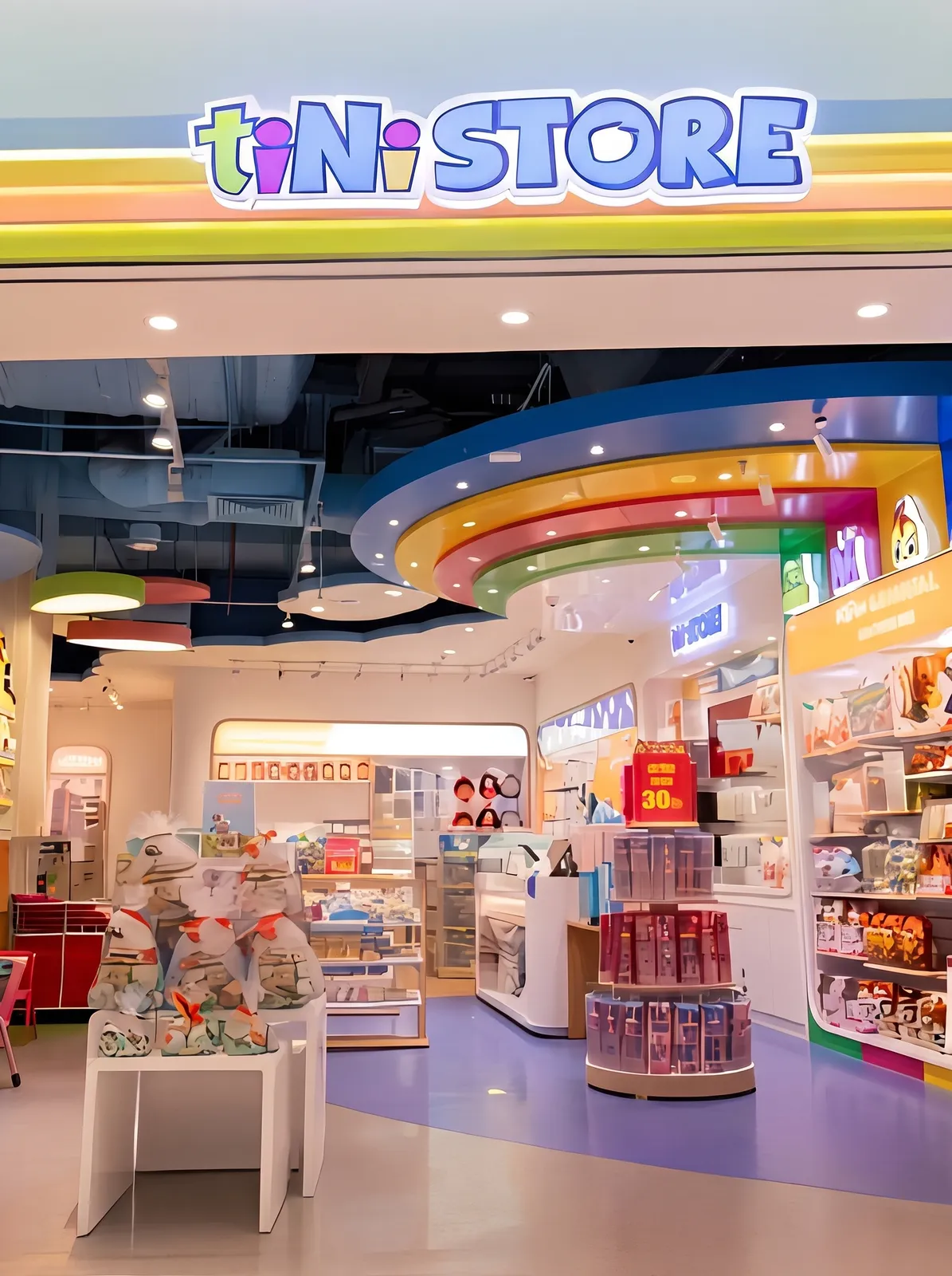 Thiết kế thi công cửa hàng TINISTORE — Aeon Mall — ảnh 4