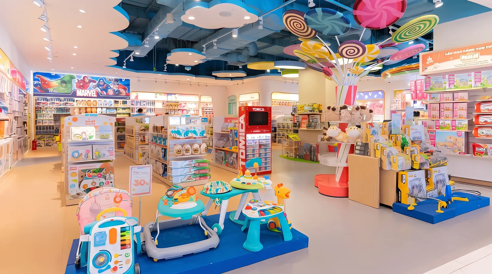 Thiết kế thi công cửa hàng TINISTORE — Aeon Mall — ảnh 8