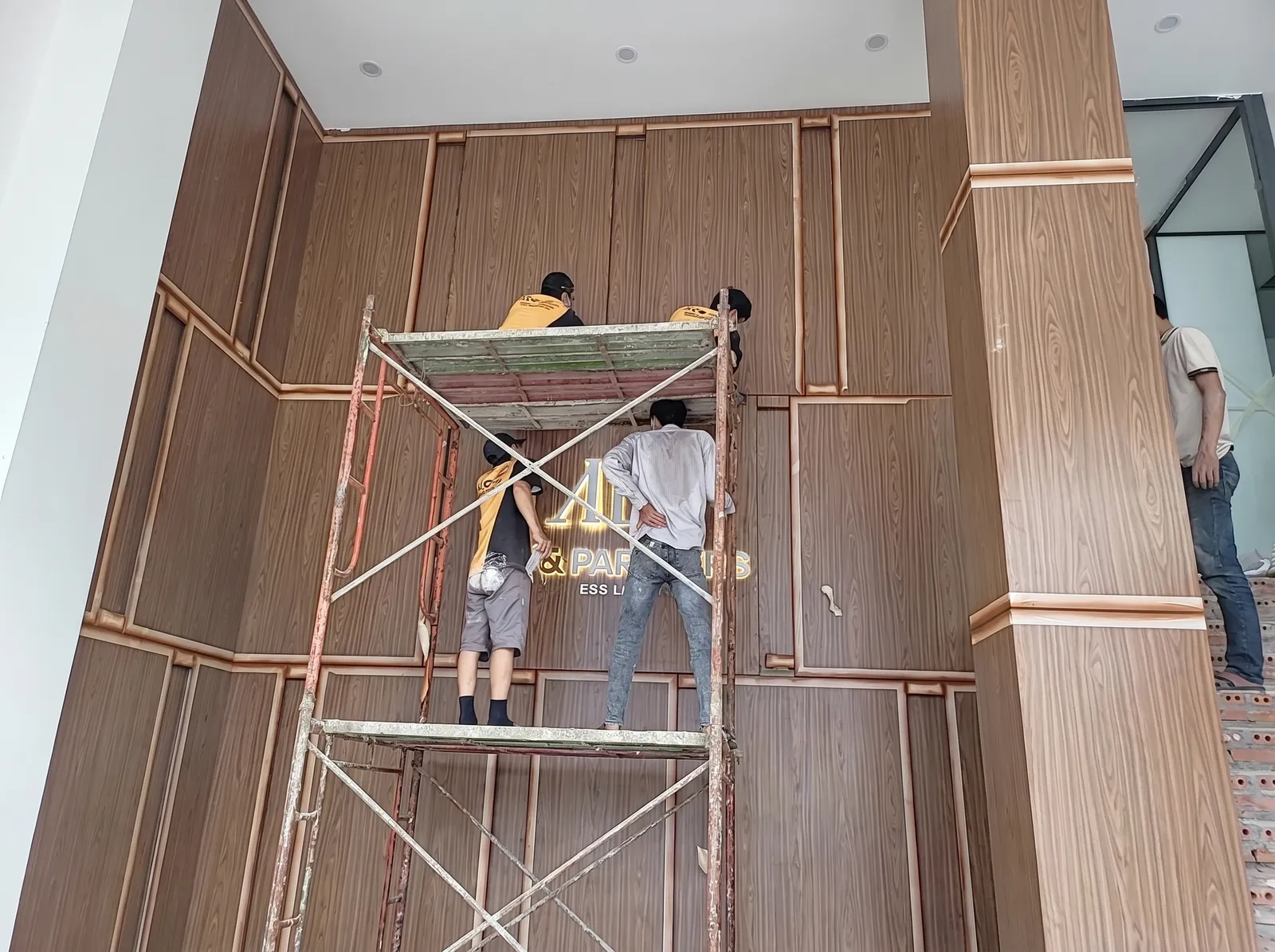 Thiết kế văn phòng trọn gói ALB - Quận Bình Thạnh — ảnh thi công 5