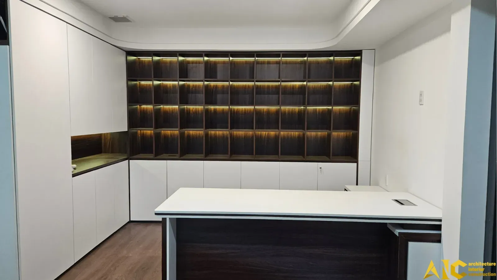 Thiết kế & Thi công Văn phòng ALB Chi nhánh 2 — phối cảnh thiết kế 3D 3