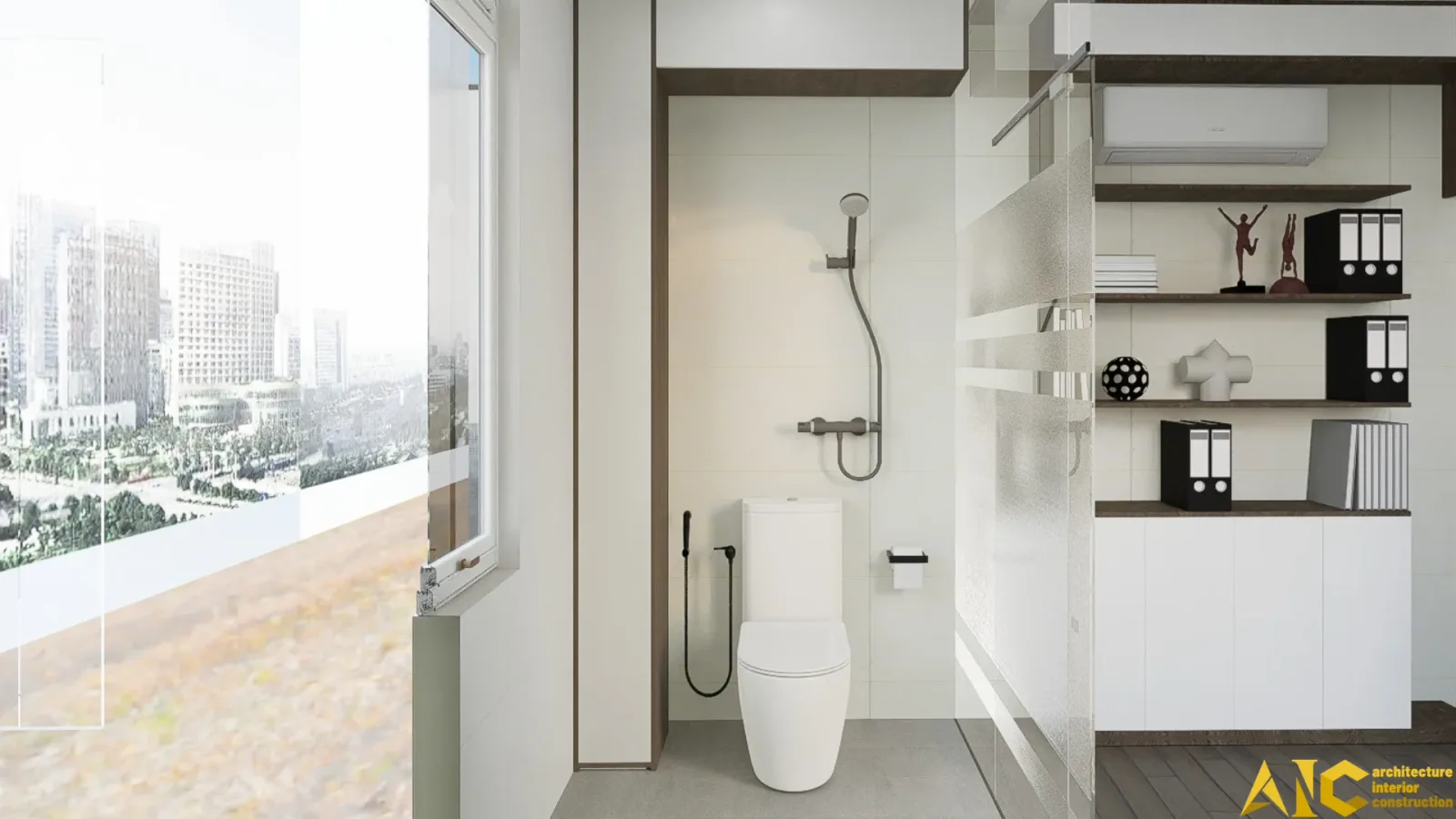 Thiết kế & Thi công Văn phòng ALB Chi nhánh 2 — phối cảnh thiết kế 3D 12