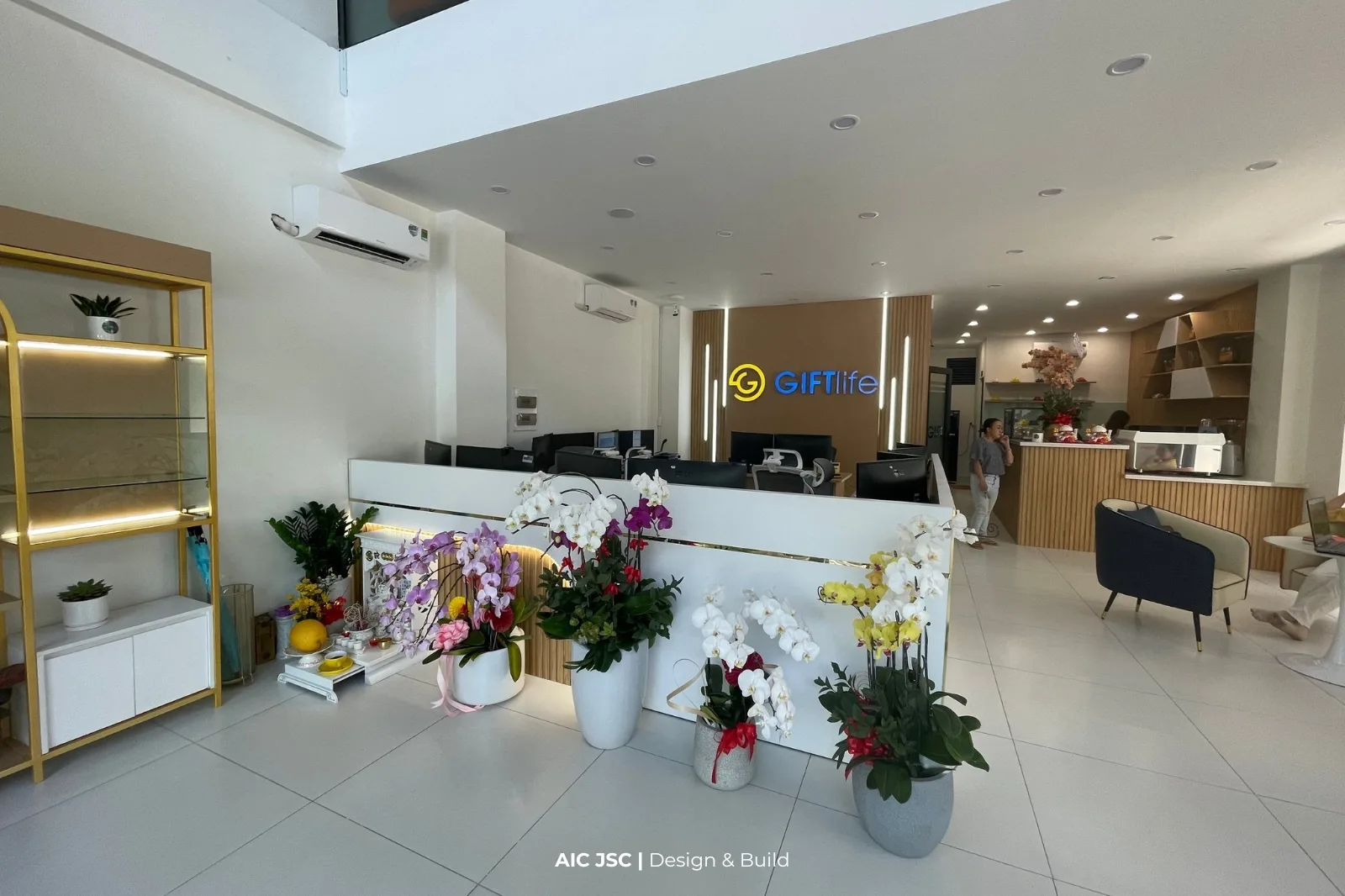 Thiết kế & Thi công Văn phòng GiftLife — phối cảnh thiết kế 3D 12