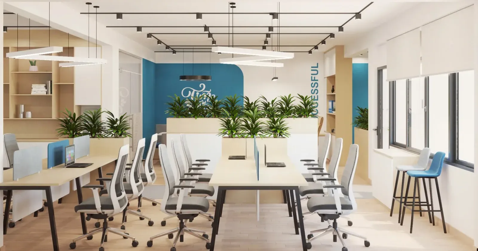 Thiết kế Văn phòng Interbos Tân Bình