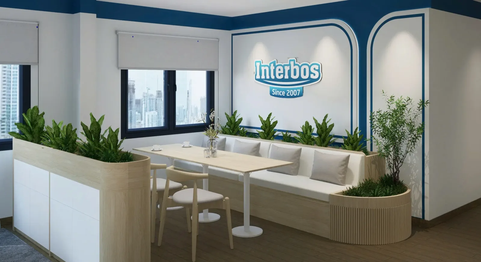 Thiết kế Văn phòng Interbos Tân Bình — phối cảnh thiết kế 3D 17