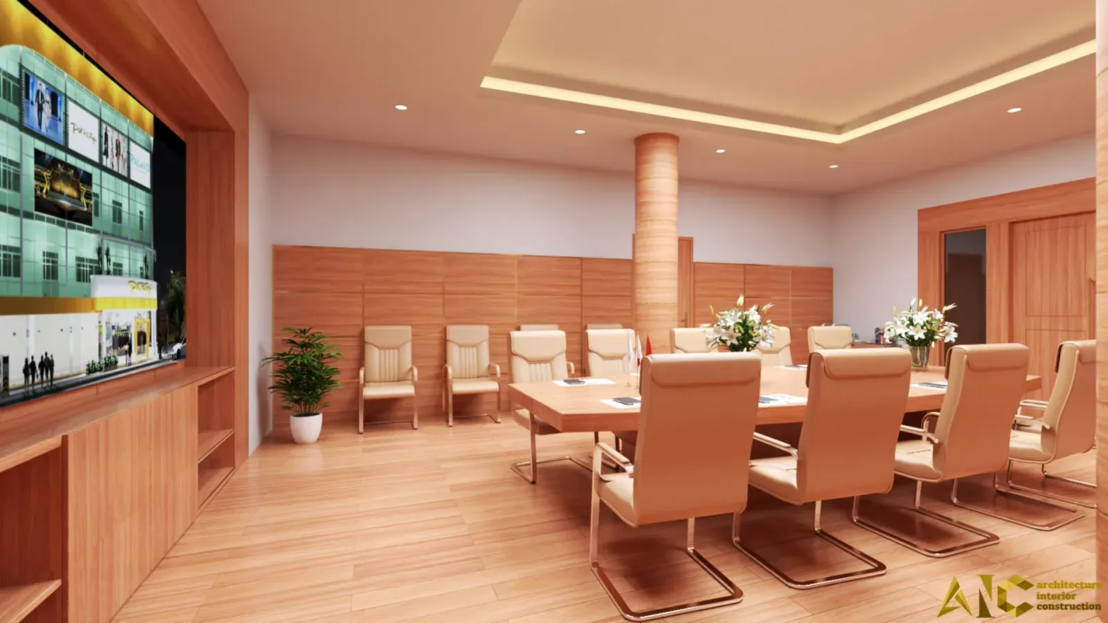 Thiết kế Văn phòng NAHY Gò Vấp — phối cảnh thiết kế 3D 6