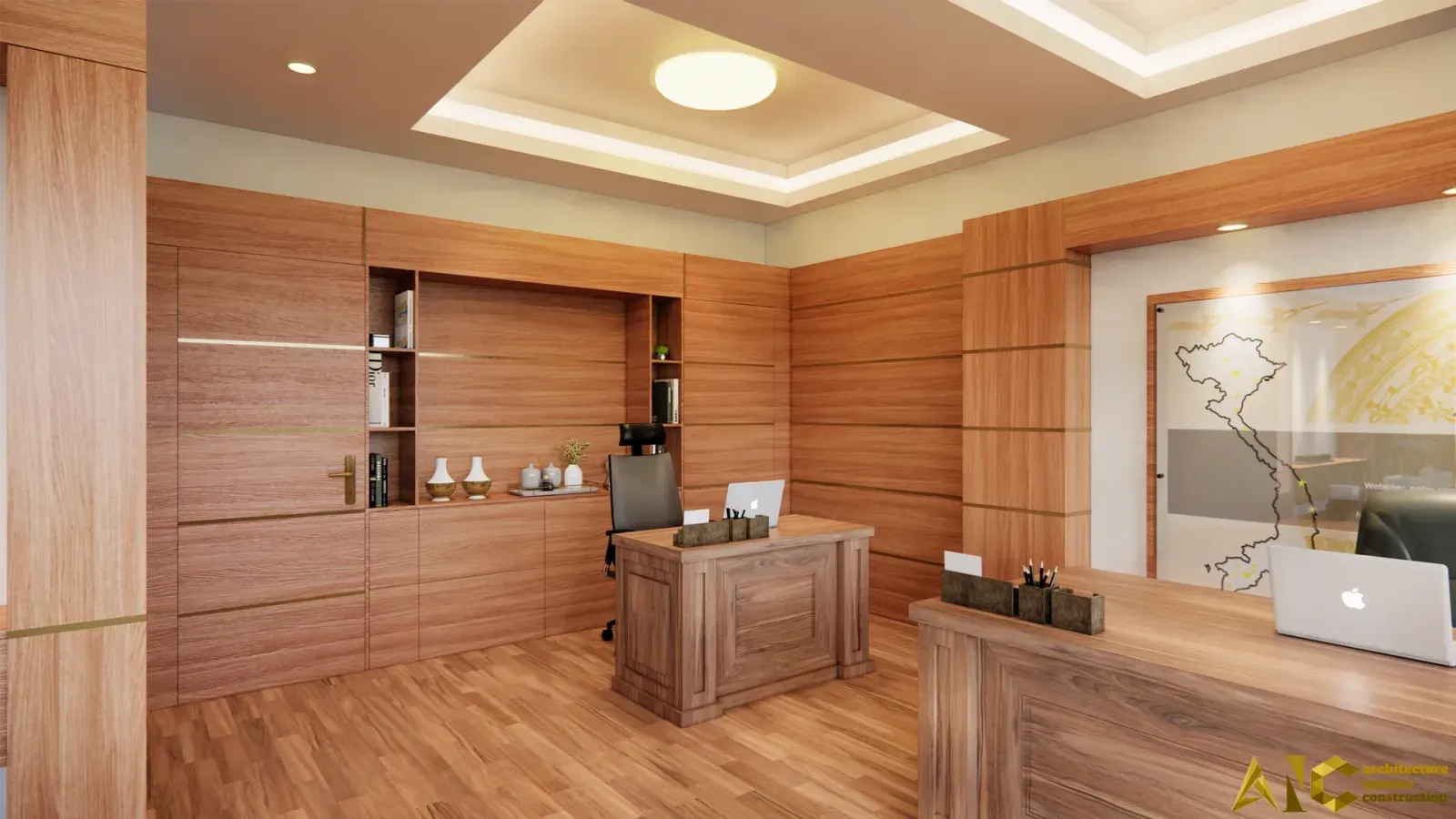 Thiết kế Văn phòng NAHY Gò Vấp — phối cảnh thiết kế 3D 5