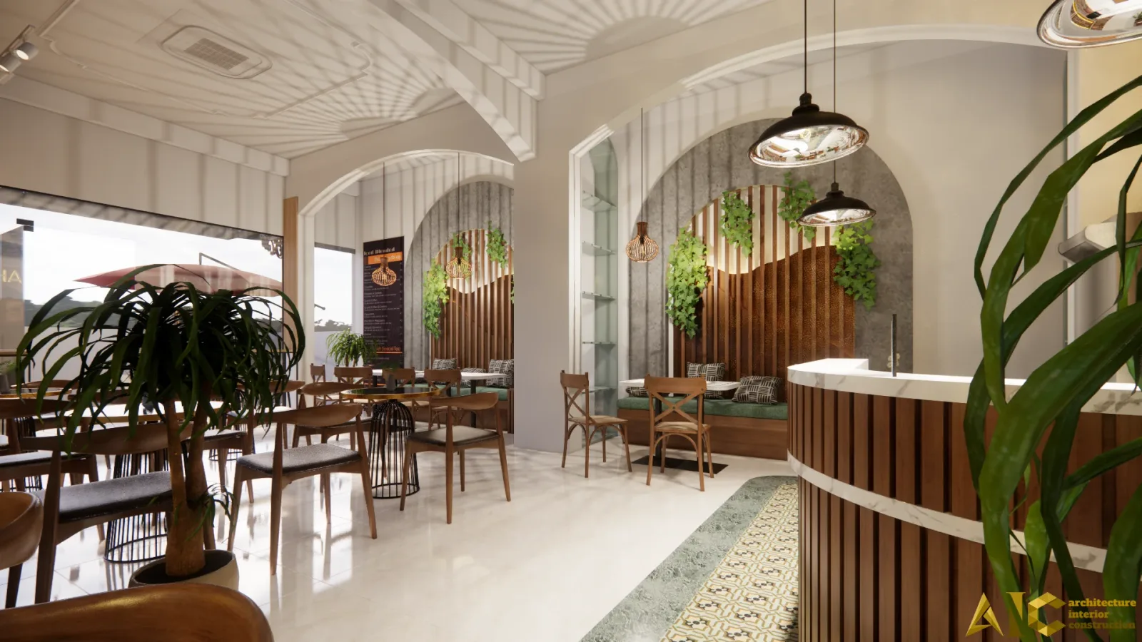 Văn phòng Nhân Hòa — phối cảnh thiết kế 3D 12