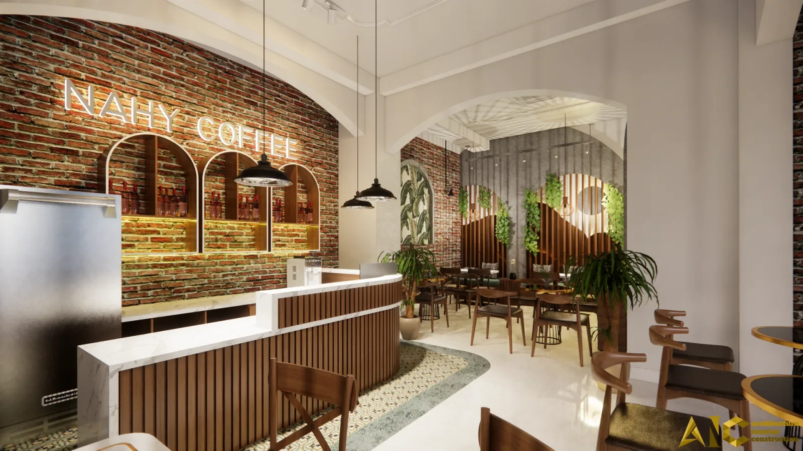 Văn phòng Nhân Hòa — phối cảnh thiết kế 3D 6