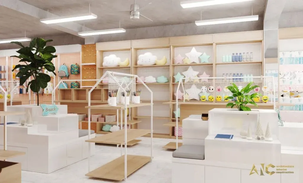 Thiết kế & Thi công Văn phòng Công ty Sao Mai Đồng Hồ — phối cảnh thiết kế 3D 3