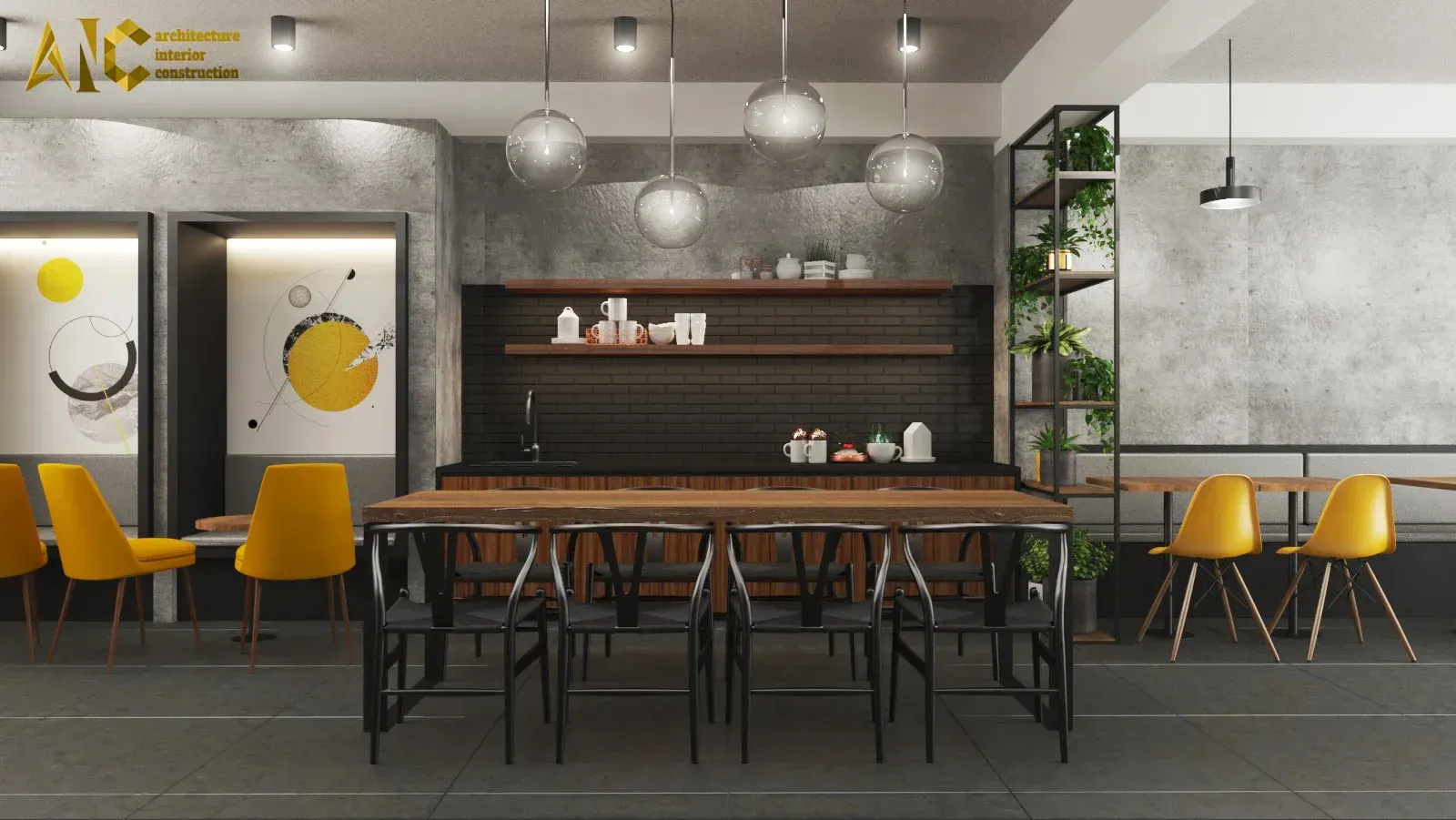 Thiết kế & Thi công Văn phòng Sao Mai Tây Thạnh — phối cảnh thiết kế 3D 6