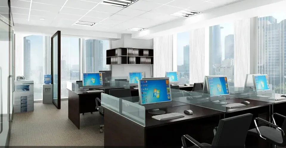 Thiết kế & Thi công Văn phòng Sao Vàng — phối cảnh thiết kế 3D 14