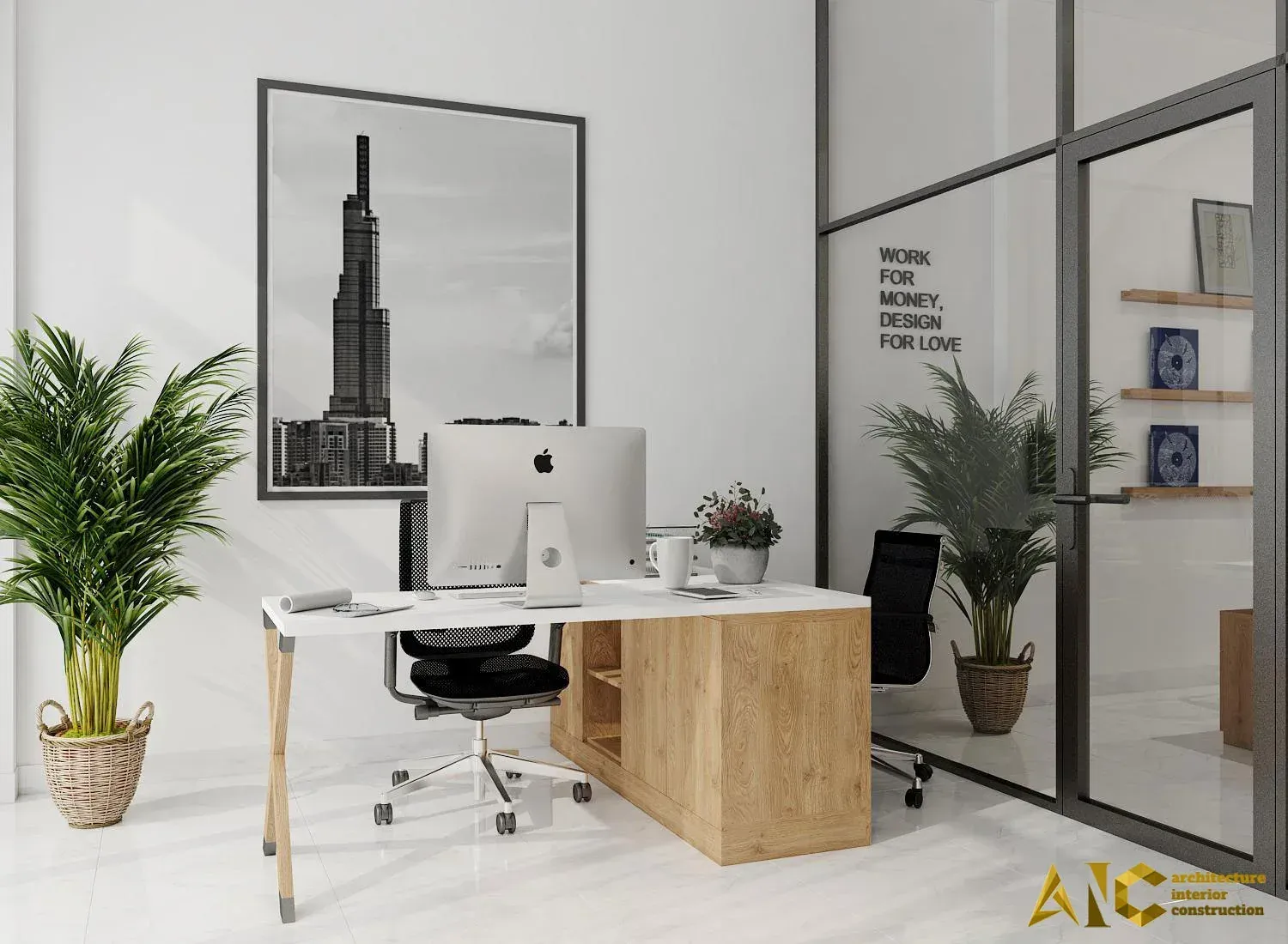 Thiết kế & Thi công Văn phòng Shop Yến — ảnh 4