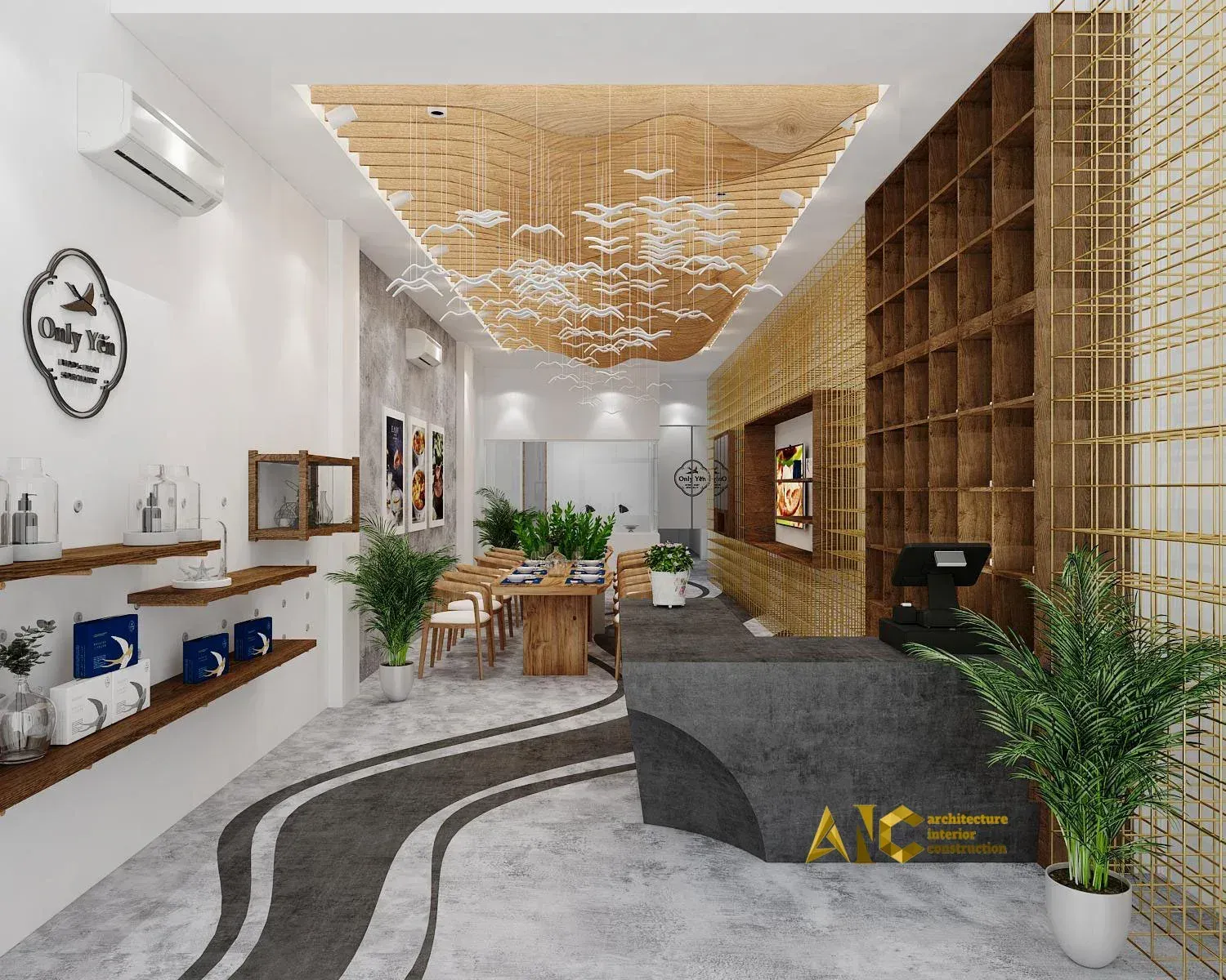 Thiết kế & Thi công Văn phòng Shop Yến