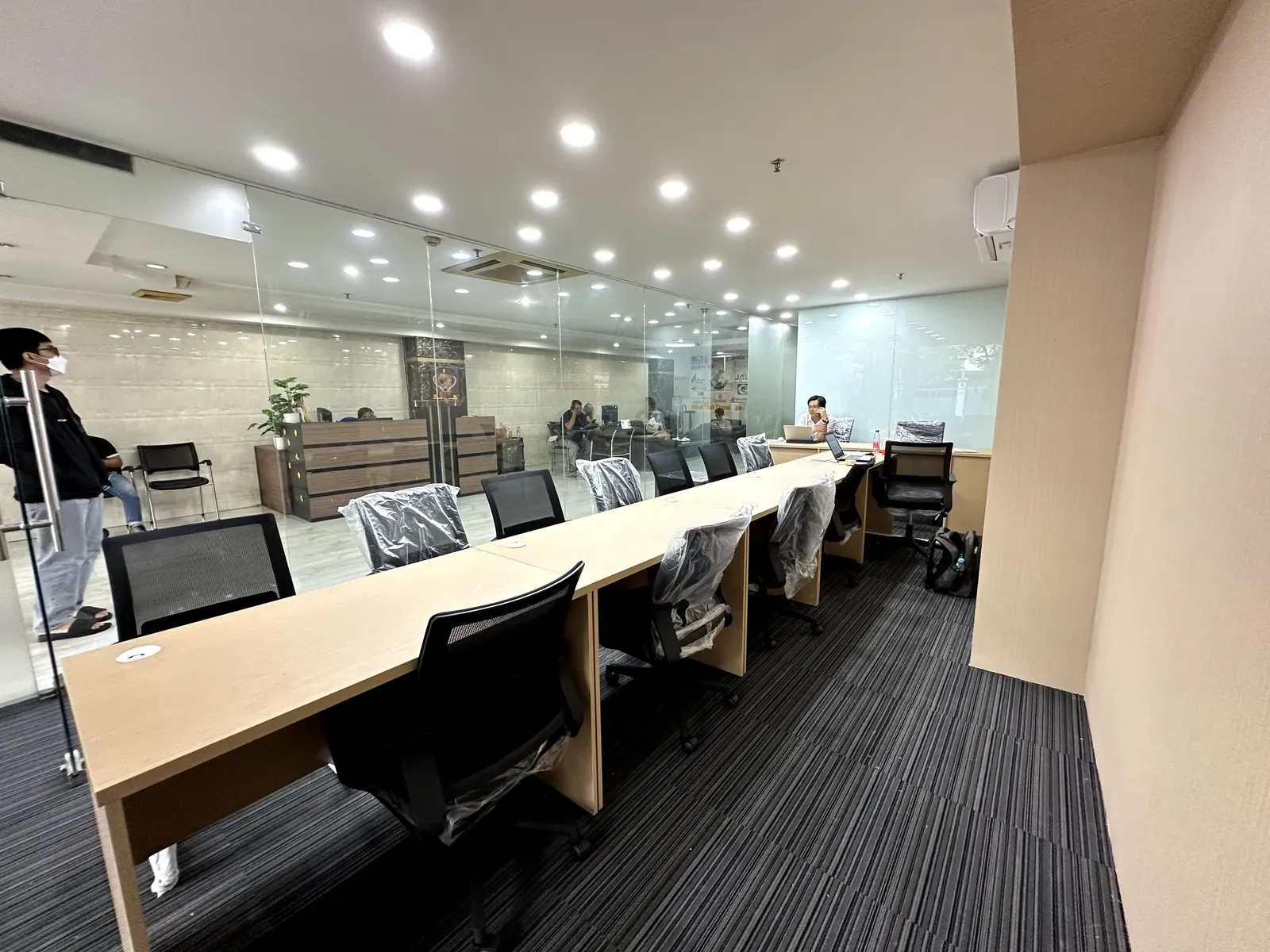 Thiết kế & Thi công Nội thất Văn phòng Skypac — phối cảnh thiết kế 3D 6