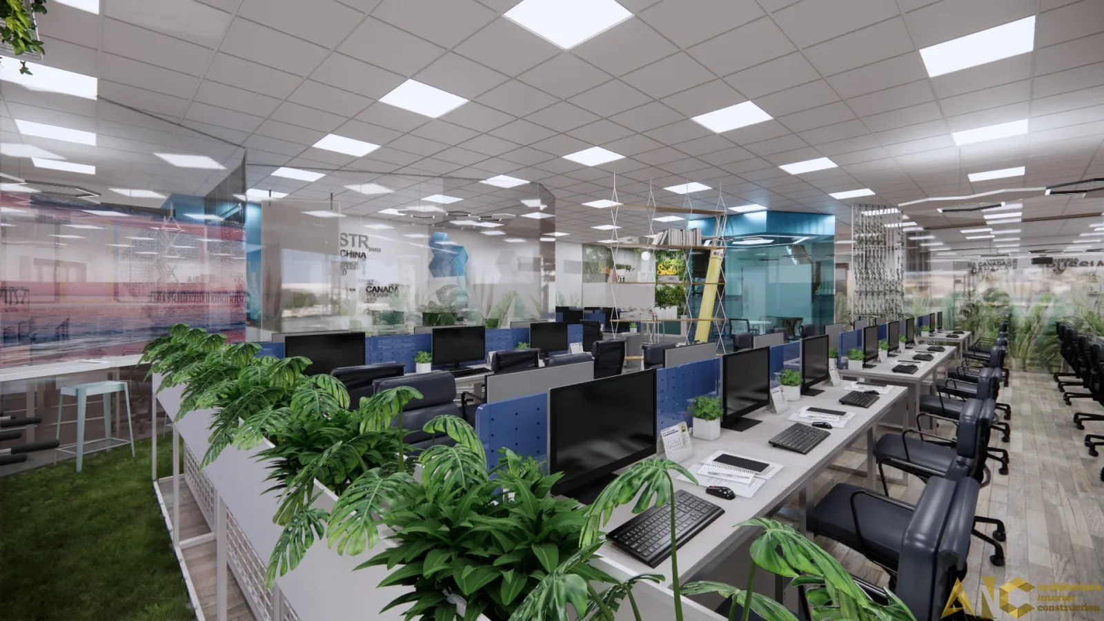 Thiết kế & thi công văn phòng Teecom — phối cảnh thiết kế 3D 14