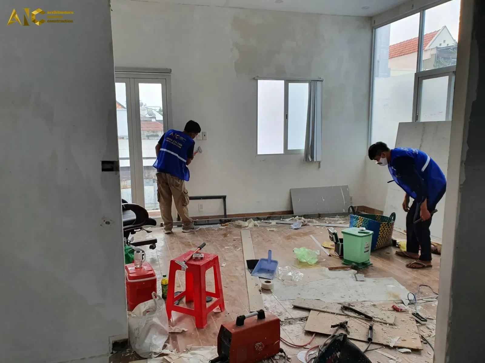 Thiết kế và thi công văn phòng XBOT — ảnh thi công 3